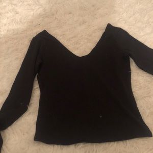 Garage Scoop Neck Long Sleeve + Sinched Sleeves